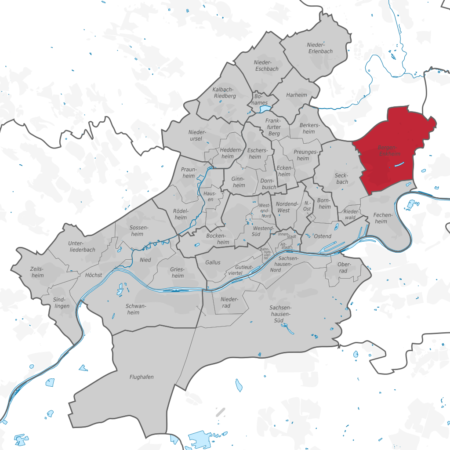 Karte Ortsbeirat 16 - Bergen-Enkheim